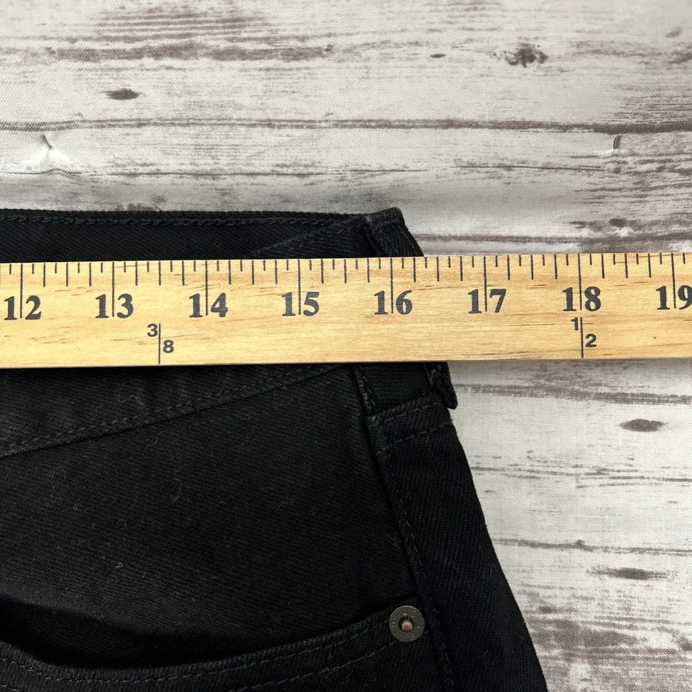 Levis 501 Jeans Men's 32X34 Black Denim Straight Leg Button Fly Original